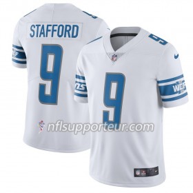 Maillot Homme Detroit Lions Matthew Stafford 9 Nike Blanc